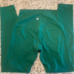 Lululemon Align High Rise Leggings - Everglade Green - Size 4 - 25” inseam